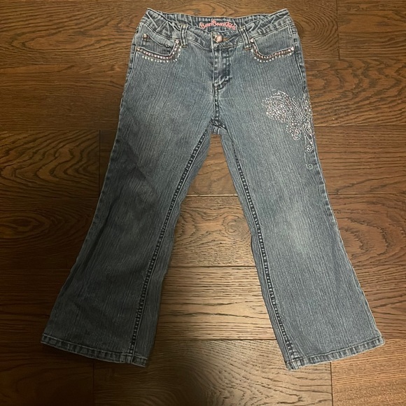 GIRLS SIZE 6X BOOM BOOM GIRLS BLUE JEANS - Picture 1 of 5